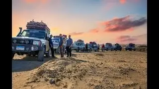 تخييم محمية الصحراء البيضاء وزيارة كهف الجارة وواحة الفرافرة