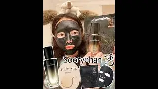 Sooryehan Black Ginseng Serum & Black Ginseng Firming Sheet Mask #sooryehan #gopicky #selfcaresunday