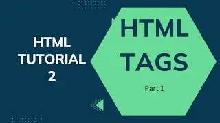 HTML Tags part 1 | HTML TUTORIAL | Coding With Juniors