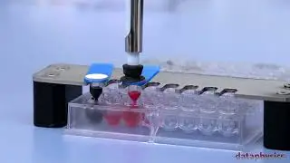 Picolitre Dosing System PDDS &mdash; contact angle measurement on microstructured samples
