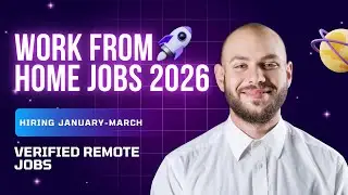 Work From Home Jobs 2026 | Part Time Jobs | Online Jobs At Home | Verified Remote Jobs