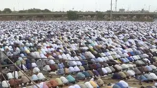 Muslims mark the end of the holy month of Ramadan by celebrating Eid Al-Fitr
