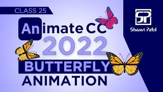 Adobe Animate CC 2022: Butterfly Animation | Flash tutorial | 2d animation | Hindi
