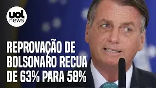 Pesquisa PoderData: Reprova&ccedil;&atilde;o de Bolsonaro recua de 63% para 58%