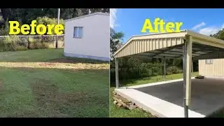 Build a Carport in 5 mins - Timelapse