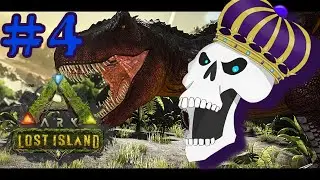 【ARK LOST ISLAND  実況プレイ 】GOALはギガノト♂♀テイム‼マナガルテイム？と拠点づくり!　欲張り案山子