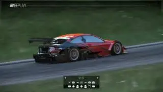 Rouen in a DTM car with Project Cars.