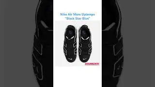 Nike Air More Uptempo &ldquo;Black Star Blue&rdquo;