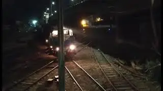 Loco TGM8KM 312004 with an aggregate train through Havana's Enlace Gas at night! March 2021!!!