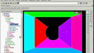 ANSYS Structured/Mapped meshing 01 (with audio)