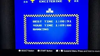 Excitebike (1984) Racing against CPUs