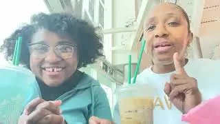 Back At It Trying New Starbucks & Stan Donuts 🍩 w/ My Daughter @iamqueenvaeh
