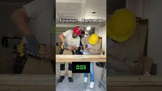 Foreman vs Contractor Drill Challenge | Construction Life Fun #constructionlife #BehindTheScenes
