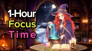 1 Hour Deep Focus Ambience | Secret Wizard's Library #DambitDream