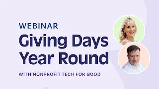 The Formula to Successful Nonprofit Giving Days Year Round