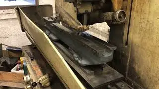 Techniques for surface finish and oil retention - part 2 - Tripet grinding a Myford bed