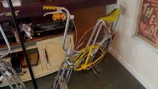 Schwinn krate collection plus a ramshorn. Pea picker cotton orange apple krate lemon peeler