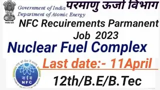 Recruitment of Fire Services Personnel & Techincal Officers (Computers)|NFC Recuirements 2023