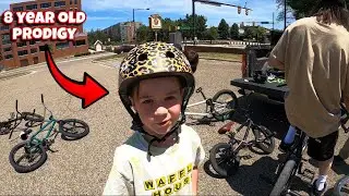 Riding with the bmx prodigy