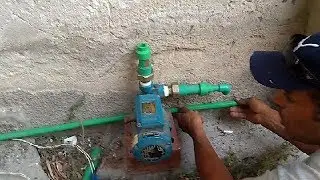تعلم كيفية تركيب موتورين مياه على خط واحد