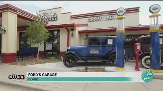 At Plano's Ford's Garage you can learn the history of Ford Motor Company while eating delicious burg