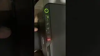 Impressora com as Luzes Acesas TRAVADA