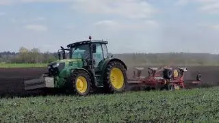 Pflügen mit John Deere 6155R
