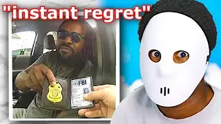 Corrupt Police Officer Harasses Black FBI Agent... (Bad Idea)