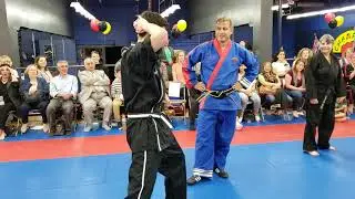 Blackbelt testing followed by body conditioning by Master Farid Dordar.May.2018