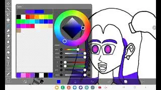 Speed painting of Onaria the idol girl