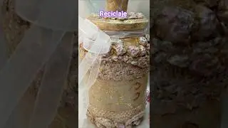 Reciclaje. #shortsfeed #shortvideo #manualidades #decoration #reciclaje #porcelanafria #botes