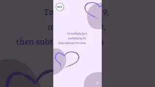 Умножьте на 9 мгновенно &mdash; таблицы не нужны! 🤯9️⃣✨ #шорты