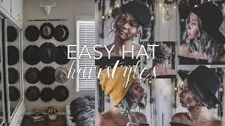 Easy Hat Hairstyles For Fall