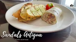 Sandals Antigua Food Montage