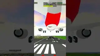 American airlines Boeing 787 butter landing #swiss001landing #shorts