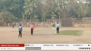 SB Steel Team vs Webskitters 2025-2026 live cricket match | STRIKERS CUP T10 WHITE BALL 25-26 live -