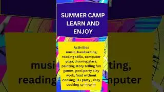 summer camp in ambala city