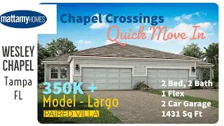[Home Tour] Mattamy Homes Gorgeous Largo Model at Chapel Crossings Wesley Chapel, Tampa