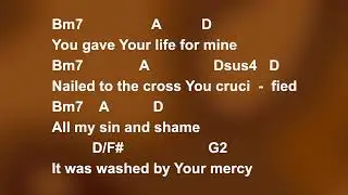 My King Forever (Capo 1-D) || Lyrics and Chords || Congregational key