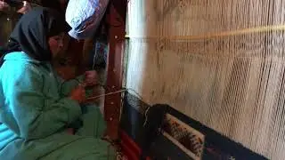 Weaving in N'kob, Morocco