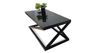 How To Make Metal Frame Marble Top Coffee Table And Side Table | DIY.