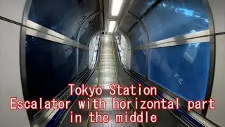 【特殊なエスカレーター】東京駅 Tokyo Station. Escalator