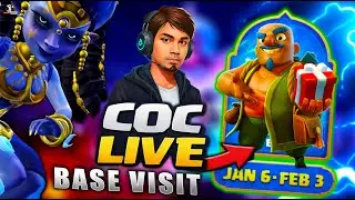 🔴COC LIVE Base Visit January Events & Fun Attacks! | Clash of Clans LIVE CWL Attacks #shorts #coc