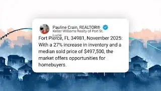Here are the latest housing market statistics for 34981!
