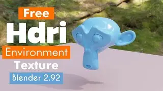 How to use hdri in blender 2.92 / blender tutorial / lighting in blender| free HDRI