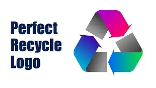 Create perfect Recycle Logo - Inkscape Tutorials for Beginners