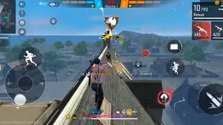 NEW PEAK AWM DESERT GUN KILLING ENEMIES CLOCK TOWER IN CS RANKED FREE FIRE 