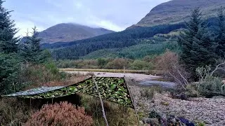 Solo in the Scottish Mountains | Wild Camping with the British Army Basha