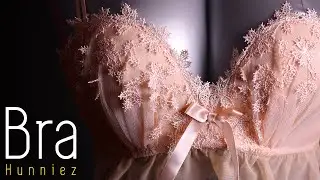 Light Amber Frilly Lace Bra