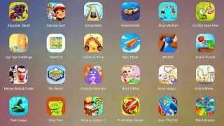 Roblox,Hit Master 3D,Race Master 3D,Brawl Stars,Brainy Prankster,Count Masters,Crazy Office...